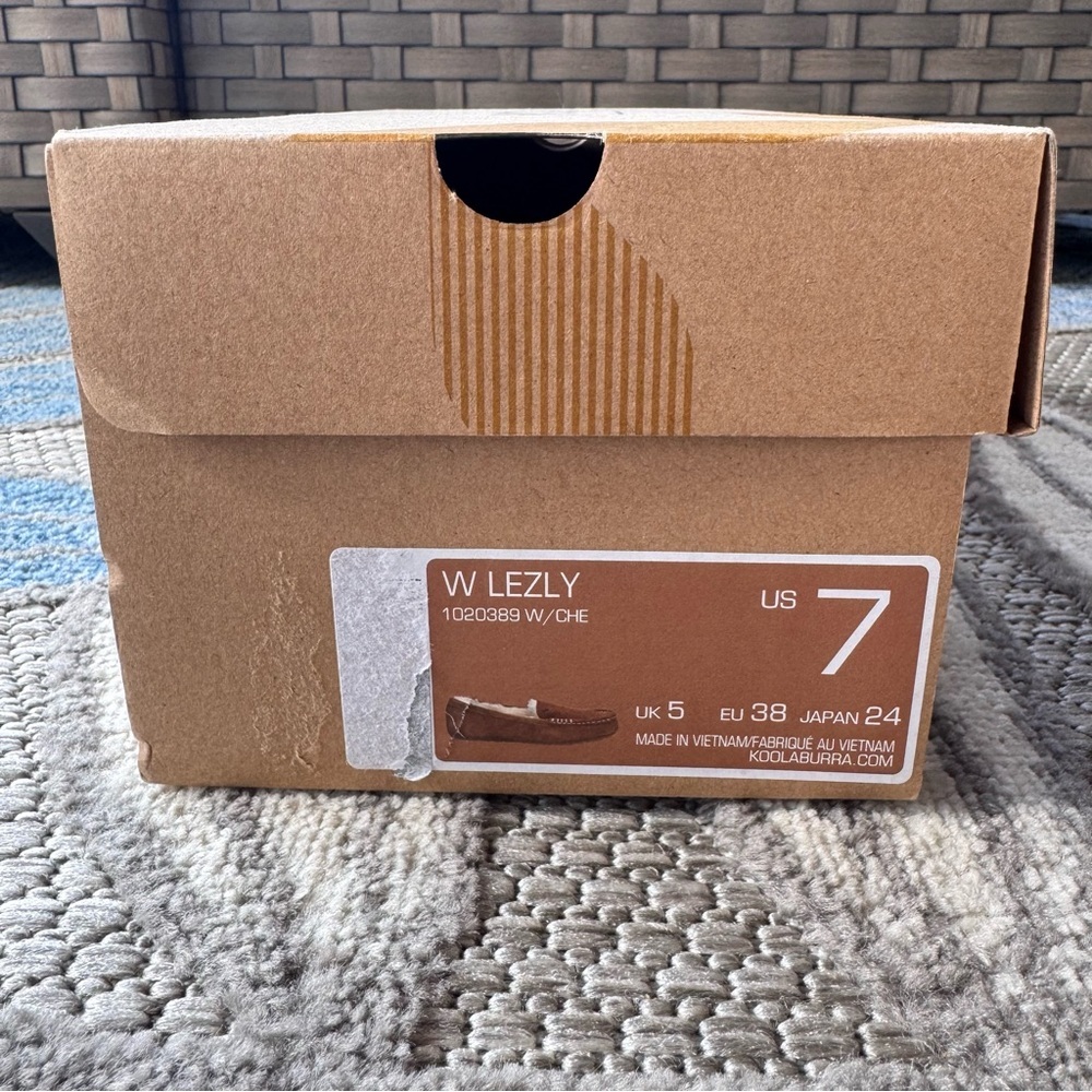 Koolaburra By UGG Women’s Lezly Slipper Chestnut Tan Size 7 New with Box - Picture 6 of 6